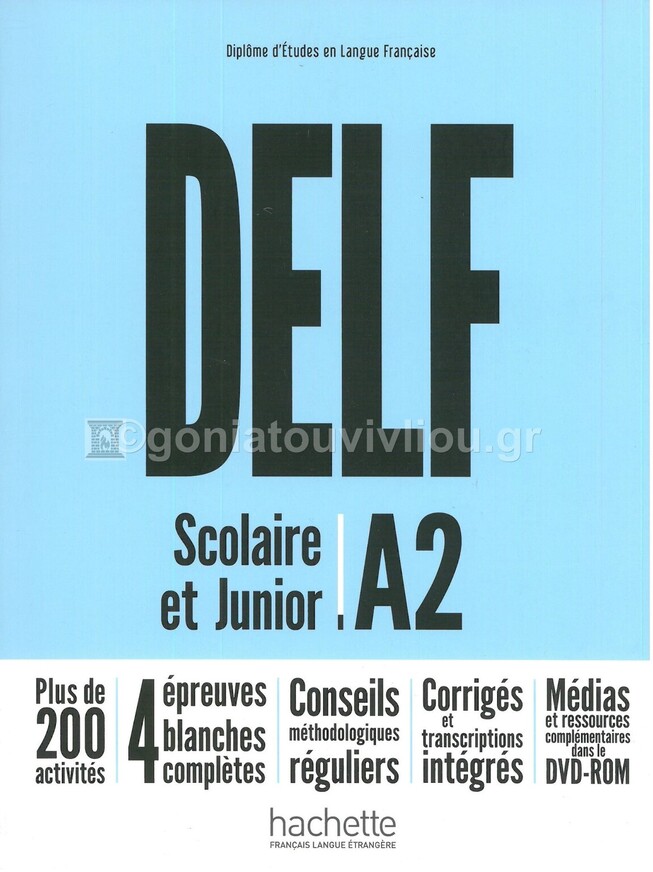 DELF A2 SCOLAIRE ET JUNIOR (AVEC DVD ROM) (EDITION 2018)