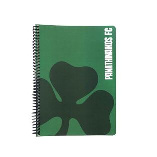 BACK ME UP ΤΕΤΡΑΔΙΟ ΣΠΙΡΑΛ 17x25cm 2 ΘΕΜΑΤΩΝ 70φ ΠΑΟ OFFICIAL ΠΡΑΣΙΝΟ 38500402