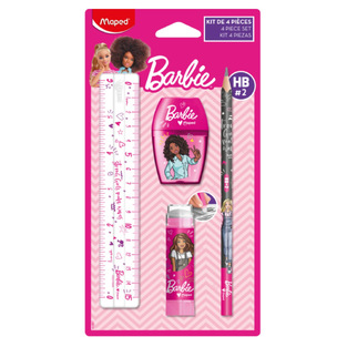 MAPED ΣΕΤ ΜΕ ΣΧΟΛΙΚΑ ΕΙΔΗ 4τεμ BARBIE