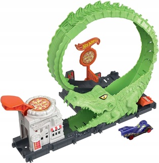 MATTEL HOT WHEELS CITY ΠΙΣΤΑ ΜΕ ΘΗΡΙΑ ΑΛΙΓΑΤΟΡΑΣ HDR29