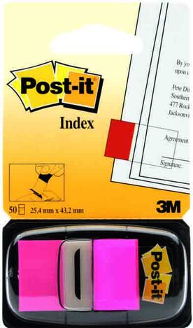 3M POST IT ΑΥΤΟΚΟΛΛΗΤΟΙ ΣΕΛΙΔΟΔΕΙΚΤΕΣ 680 21 ΡΟΖ 50φ