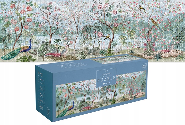 INTERDRUK ΠΑΖΛ 1000 ΤΕΜΑΧΙΩΝ 96x32cm PANORAMIC SECRET GARDEN No3