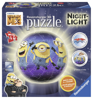 RAVENSBURGER 3D (ΤΡΙΣΔΙΑΣΤΑΤΟ) ΠΑΖΛ 72 ΤΕΜΑΧΙΩΝ ΜΠΑΛΑΛΑΜΠΑ (ΜΠΑΛΑ ΛΑΜΠΑ) MINIONS ΜΙΝΙΟΝΣ 118212