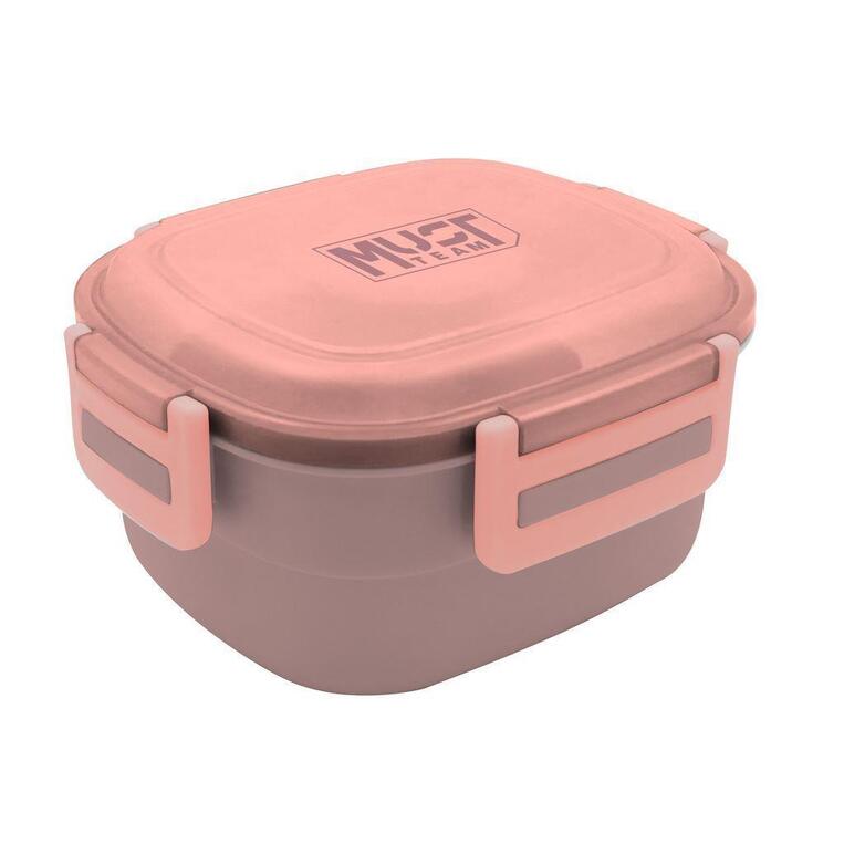 MUST TEAM ΤΑΠΕΡ ΔΟΧΕΙΟ ΦΑΓΗΤΟΥ ΠΛΑΣΤΙΚΟ 1300ml ΓΙΑ ΦΟΥΡΝΟ ΜΙΚΡΟΚΥΜΑΤΩΝ ΜΕ ΚΟΥΤΑΛΙ ΚΑΙ ΠΑΓΟΚΥΣΤΗ ΡΟΖ 586530