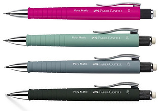 FABER CASTELL ΜΗΧΑΝΙΚΟ ΜΟΛΥΒΙ POLY MATIC 07 ΦΟΥΞΙΑ 133328