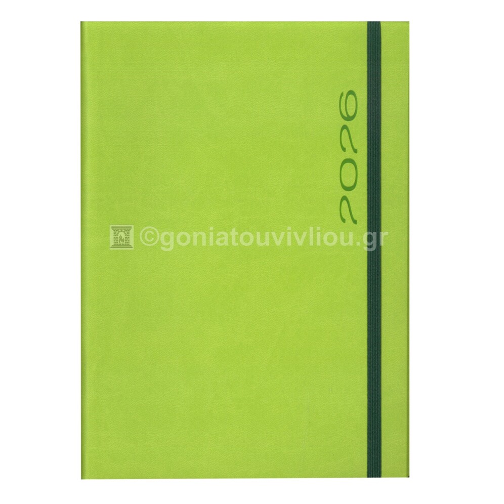 2026 ΗΜΕΡΟΛΟΓΙΟ ΗΜΕΡΗΣΙΟ ΥΠΟΚΙΤΡΙΝΟ 17x24cm FUNKY FLEXY ΛΑΧΑΝΙ ΜΕ ΛΑΣΤΙΧΟ 41 (ΠΛΑΝΟΓΡΑΜΜΑ)