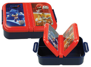 GIM ΤΑΠΕΡ ΔΟΧΕΙΟ ΦΑΓΗΤΟΥ ΠΛΑΣΤΙΚΟ 3 ΘΕΣΕΩΝ SONIC THE HEDGEHOG 57254262
