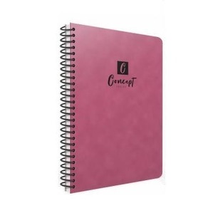 UNIPAP GIPTA ΤΕΤΡΑΔΙΟ ΣΠΙΡΑΛ 17x25cm 2 ΘΕΜΑΤΩΝ 60φ ΠΕΡΦΟΡΕ CONCEPT INSIDE ΜΠΟΡΝΤΩ 30517