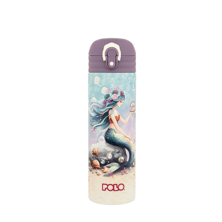 POLO ΠΑΓΟΥΡΙ ΘΕΡΜΟΣ STAINLESS STEEL JUNIOR 500ml MERMAID 949033