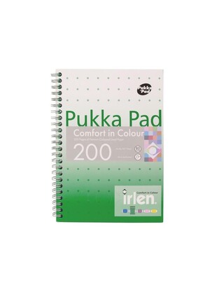 PUKKA PAD COMFORT IN COLOUR ΤΕΤΡΑΔΙΟ ΣΠΙΡΑΛ A5 (14,8x21cm) ΠΕΡΦΟΡΕ ΜΕ 100 ΧΡΩΜΑΤΙΣΤΑ ΦΥΛΛΑ ΠΡΑΣΙΝΑ IRLJOTA5GRE