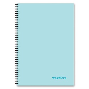 WHYNOTE ΤΕΤΡΑΔΙΟ ΣΠΙΡΑΛ Α4 (21x29,7cm) 2 ΘΕΜΑΤΩΝ 60φ PASTEL ΓΑΛΑΖΙΟ 810016
