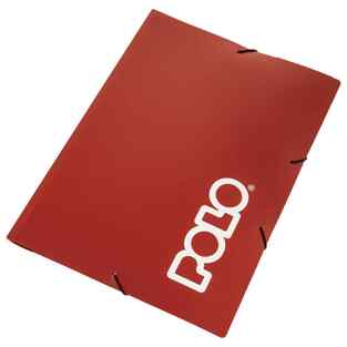 POLO ΝΤΟΣΙΕ ΦΑΚΕΛΟΣ ΜΕ ΛΑΣΤΙΧΟ 25x35cm PP ΠΛΑΣΤΙΚΟΣ 919052 ΜΠΟΡΝΤΩ