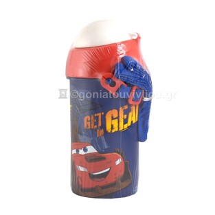 GIM ΠΑΓΟΥΡΙ FD ΠΛΑΣΤΙΚΟ ΜΕ ΚΑΛΑΜΑΚΙ 500ml CARS ROAD RUMBLERS GET IN GEAR 72209