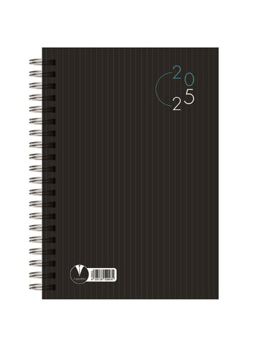 2025 ΗΜΕΡΟΛΟΓΙΟ ΗΜΕΡΗΣΙΟ ΣΠΙΡΑΛ 12x17cm CLASSIC ΜΑΥΡΟ 52002 (ΛΙΝΑΡΔΑΤΟΣ)
