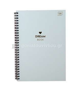 INTERDRUK ΤΕΤΡΑΔΙΟ ΣΠΙΡΑΛ 17x25cm 2 ΘΕΜΑΤΩΝ 60φ DREAM BOOK ΑΠΑΛΟ ΓΑΛΑΖΙΟ ΤΟΥ ΠΑΓΟΥ