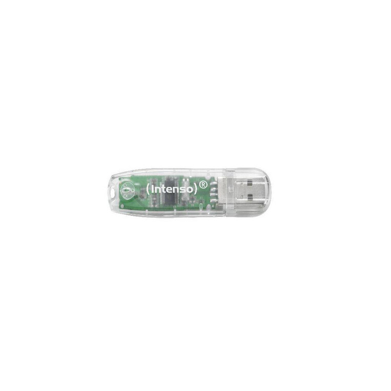 INTENSO USB STICK 2.0 32GB RAINBOW LINE TRANSPARENT 3502480