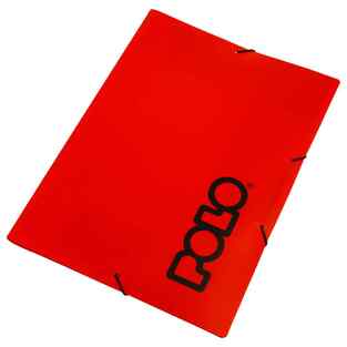 POLO ΝΤΟΣΙΕ ΦΑΚΕΛΟΣ ΜΕ ΛΑΣΤΙΧΟ 25x35cm PP ΠΛΑΣΤΙΚΟΣ 919052 ΚΟΚΚΙΝΟΣ