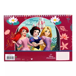 GIM ΜΠΛΟΚ ΖΩΓΡΑΦΙΚΗΣ A4 (21x29,7cm) 30φ PRINCESS STRONG AT HEART 33156413