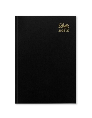 2026 2027 ΗΜΕΡΟΛΟΓΙΟ ΑΚΑΔΗΜΑΙΚΟ LETTS ΗΜΕΡΗΣΙΟ A5 (14,8x21cm) STANDARD ΜΑΥΡΟ 27TA1XBK