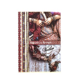 SKAG ΤΕΤΡΑΔΙΟ ΚΑΡΦΙΤΣΑ A4 (21x29,7cm) 40φ VINTAGE DIFFERENT IS BEAUTIFUL 251082