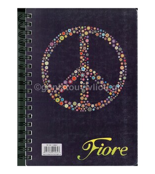 ΤΕΤΡΑΔΙΟ ΣΠΙΡΑΛ 17x25cm 4Θ FIORE 464