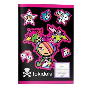 TOKIDOKI ΤΕΤΡΑΔΙΟ ΚΑΡΦΙΤΣΑ 17x25cm 40φ ΜΑΥΡΟ 470329