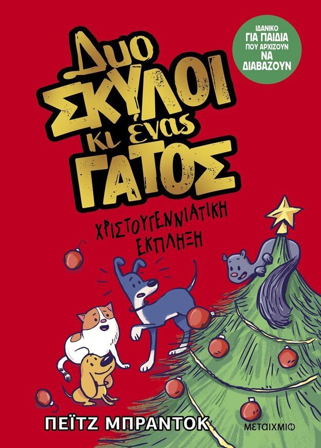 ΧΡΙΣΤΟΥΓΕΝΝΙΑΤΙΚΗ ΕΚΠΛΗΞΗ ΒΙΒΛΙΟ 4 (ΜΠΡΑΝΤΟΚ) (ΣΕΙΡΑ ΔΥΟ ΣΚΥΛΟΙ ΚΙ ΕΝΑΣ ΓΑΤΟΣ) (ΕΤΒ 2025)