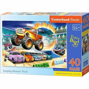 CASTORLAND MAXI ΠΑΖΛ 40 ΤΕΜΑΧΙΩΝ JUMPING MONSTER TRUCK 0403081