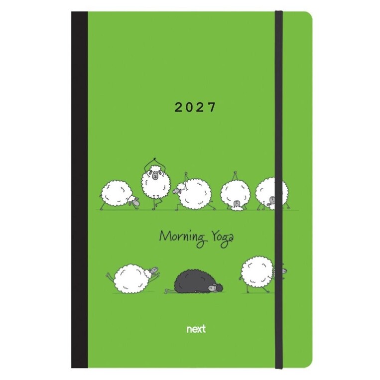 2027 ΗΜΕΡΟΛΟΓΙΟ ΗΜΕΡΗΣΙΟ 14x20,5cm FLEXI ΜΕ ΛΑΣΤΙΧΟ TRENDS MORNING YOGA 020392327 (NEXT)