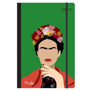 2027 ΗΜΕΡΟΛΟΓΙΟ ΗΜΕΡΗΣΙΟ 14x20,5cm FLEXI ΜΕ ΛΑΣΤΙΧΟ TRENDS FRIDA KAHLO 020391127 (NEXT)