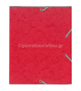 EXACOMPTA ΝΤΟΣΙΕ ΜΕ ΛΑΣΤΙΧΟ 19x24cm ΠΡΕΣΠΑΝ ΚΟΚΚΙΝΟ 55200E