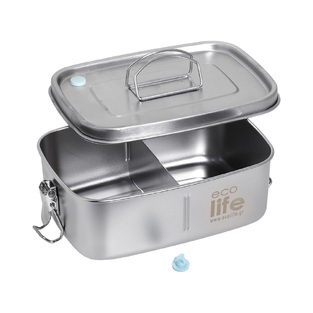ECOLIFE ΤΑΠΕΡ ΔΟΧΕΙΟ ΦΑΓΗΤΟΥ INOX ΑΝΟΞΕΙΔΩΤΟ ΚΑΤΑΛΛΗΛΟ ΓΙΑ ΦΟΥΡΝΟ ΘΕΡΜΟΘΑΛΑΜΟ 1000ml 33FC9085