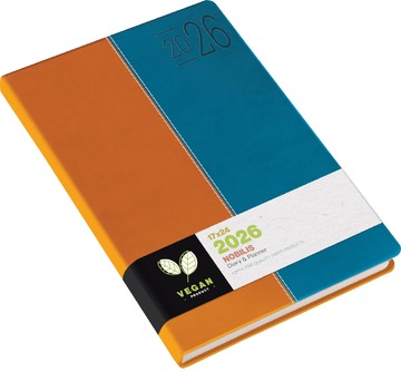 2026 ΗΜΕΡΟΛΟΓΙΟ ΗΜΕΡΗΣΙΟ 17x24cm NOBILIS ΠΟΡΤΟΚΑΛΙ ΓΑΛΑΖΙΟ 626141784 (UNIPAP)