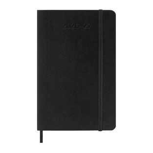 2026 2027 ΗΜΕΡΟΛΟΓΙΟ MOLESKINE POCKET (9x14cm) SOFT COVER BLACK WEEKLY DIARY (ΕΒΔΟΜΑΔΙΑΙΟ ΗΜΕΡΟΛΟΓΙΟ 18ΜΗΝΟ)