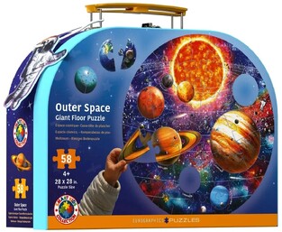 OUTER SPACE GIANT FLOOR PUZZLE ΠΑΖΛ 58 ΤΕΜΑΧΙΩΝ (SMART KIDS COLLECTION)