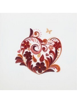 TENDANCES PETITS PETALES ΕΥΧΕΤΗΡΙΑ ΚΑΡΤΑ 15x15cm PP27D ΚΑΡΔΙΑ