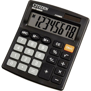 CITIZEN ΑΡΙΘΜΟΝΗΧΑΝΗ SDC 805NR ΜΑΥΡΟ 8 ΨΗΦΙΩΝ 143805000
