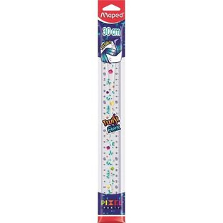 MAPED ΓΕΩΜΕΤΡΙΚΟΣ ΧΑΡΑΚΑΣ 30cm UNBREAKABLE (ΔΕΝ ΣΠΑΕΙ) ΑΡΙΘΜΗΣΗ ΑΠΟ ΔΥΟ (2) ΠΛΕΥΡΕΣ PIXEL PARTY 279318