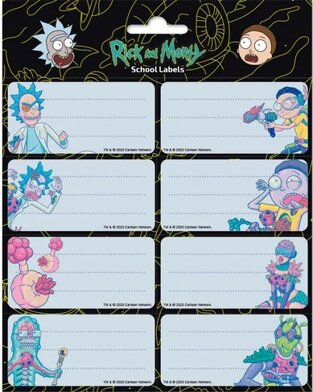 RICK AND MORTY ΕΤΙΚΕΤΕΣ ΓΙΑ ΤΕΤΡΑΔΙΑ 276