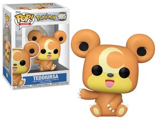 FUNKO POP GAMES POKEMON TEDDIURSA 985 VINYL FIGURE