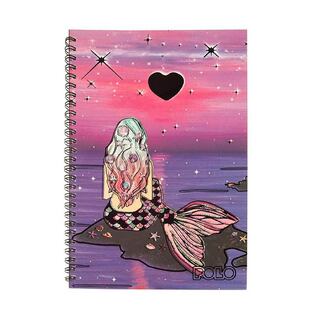 POLO ΤΕΤΡΑΔΙΟ ΣΠΙΡΑΛ 17x25cm 3 ΘΕΜΑΤΩΝ 90φ MERMAID ΓΟΡΓΟΝΑ 919002