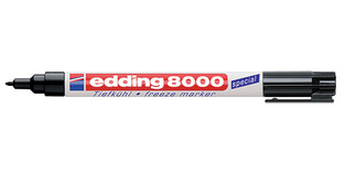 EDDING 8000 ΜΑΡΚΑΔΟΡΑΚΙ ΑΝΕΞΙΤΗΛΟ ΑΝΘΕΚΤΙΚΟ ΣΤΙΣ ΧΑΜΗΛΕΣ ΘΕΡΜΟΚΡΑΣΙΕΣ ΚΑΤΑΛΛΗΛΟ ΓΙΑ ΚΑΤΑΨΥΞΗ ΜΑΥΡΟ 1.0mm No1