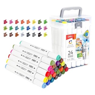 DELI ΣΕΤ 24 ΜΑΡΚΑΔΟΡΟΙ ΟΙΝΟΠΝΕΥΜΑΤΟΣ ΜΕ ΔΙΠΛΗ ΜΥΤΗ (ΠΛΑΚΕ ΚΑΙ ΜΥΤΗ 1mm) ΣΕ ΠΛΑΣΤΙΚΗ ΘΗΚΗ E7080324