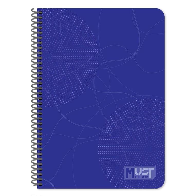 MUST TEAM ΤΕΤΡΑΔΙΟ ΣΠΙΡΑΛ 17x25cm 4 ΘΕΜΑΤΩΝ ΠΕΡΦΟΡΕ ΜΕ ΤΡΥΠΕΣ PP 120φ ΜΩΒ 587590