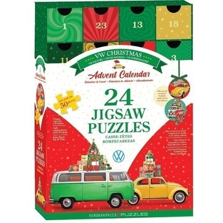 EUROGRAPHICS ADVENT CALENDAR VW CHRISTMAS 24 ΠΑΖΛ 50 ΤΕΜΑΧΙΑ ΤΟ ΚΑΘΕΝΑ 89246062