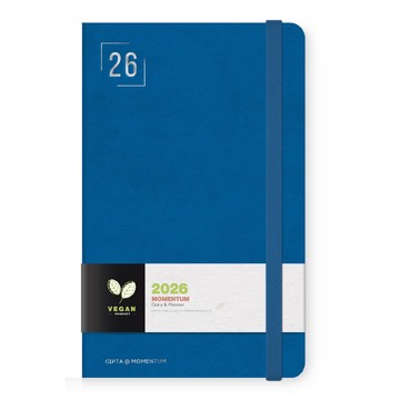 2026 ΗΜΕΡΟΛΟΓΙΟ ΗΜΕΡΗΣΙΟ 17x24cm MOMENTUM SOFT COVER ΤΥΡΚΟΥΑΖ ΜΕ ΛΑΣΤΙΧΟ 626131750 (UNIPAP)