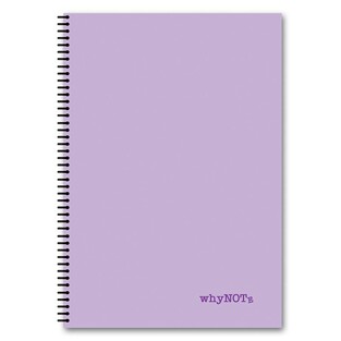 WHYNOTE ΤΕΤΡΑΔΙΟ ΣΠΙΡΑΛ Α4 (21x29,7cm) 2 ΘΕΜΑΤΩΝ 60φ PASTEL ΛΙΛΑ 810016
