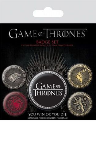PYRAMID INTERNATIONAL ΣΕΤ ΚΟΝΚΑΡΔΕΣ GAME OF THRONES THE FOUR GREAT HOUSES 5τεμ BP80527