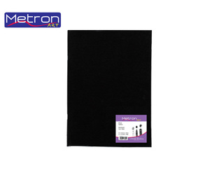 METRON ART SKETCH BOOK ΤΕΤΡΑΔΙΟ ΚΑΡΦΙΤΣΑ Α4 (21x29,7cm) 20φ ΛΕΥΚΑ 160gr ΜΑΥΡΟ ΕΞΩΦΥΛΛΟ 72707250