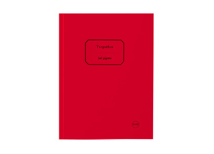ΣΗΜΕΙΩΜΑΤΑΡΙΟ ΧΑΡΤΟΔΕΤΟ 12x16,5cm 100φ ΡΙΓΕ ΜΕ ΓΡΑΜΜΕΣ ΤΕΑΘ100 (ΕΠΙ ΧΑΡΤΟΥ) ΚΟΚΚΙΝΟ